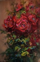 Картина " Розы в саду "