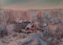 Картина " Зимнее утро " 