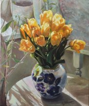 Картина " Жёлтые тюльпаны " 